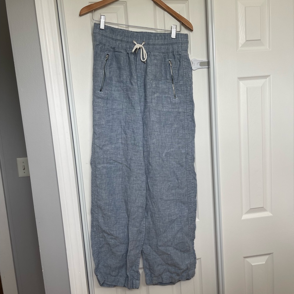 Cabo Wide leg linen pants